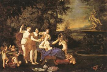 Francesco Albani : Venus Attended by Nymphs and Cupids